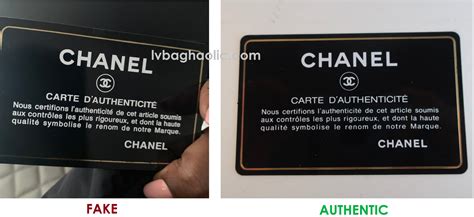 how to get fake chanel card|chanel authenticity card real or false.